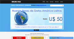 Desktop Screenshot of mailingchile.com